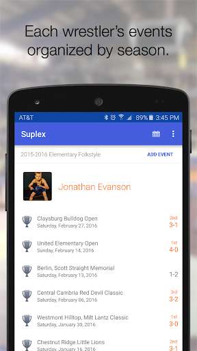 Run android online APK Suplex - Wrestling Journal from MyAndroid or emulate Suplex - Wrestling Journal using MyAndroid