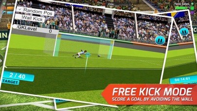 Emulate iPhone app Supper Kick Goal - Football Kick using MyAndroid