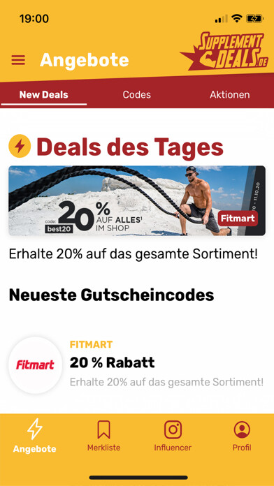 Run android online APK SupplementDeals from MyAndroid or emulate SupplementDeals using MyAndroid