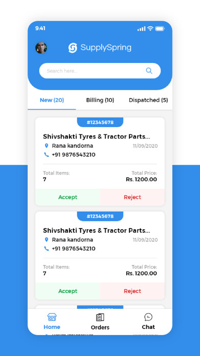 Emulate iPhone app SupplySpring Supplier using MyAndroid Emulate iPhone app SupplySpring Supplier using MyAndroid