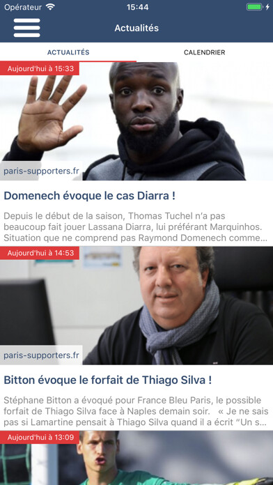 Emulate iPhone app Supporters Parisiens using MyAndroid Emulate iPhone app Supporters Parisiens using MyAndroid