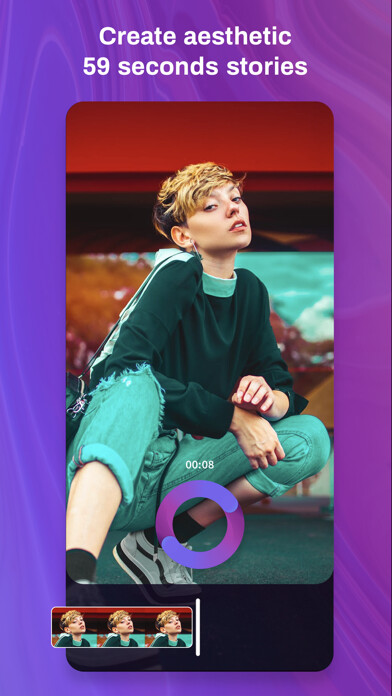 Emulate iPhone app Supr: Camera & Stories Editor using MyAndroid