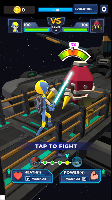 Emulate iPhone app Supreme Saberman: 3D War Zone using MyAndroid