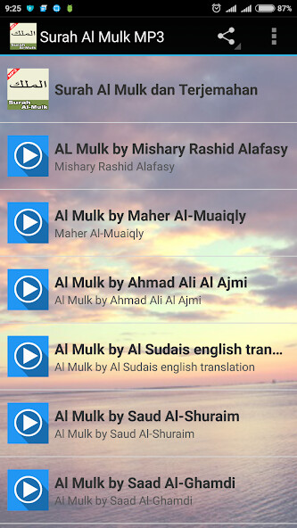 Run android online APK Surah Al-Mulk dan Terjemahan from MyAndroid or emulate Surah Al-Mulk dan Terjemahan using MyAndroid