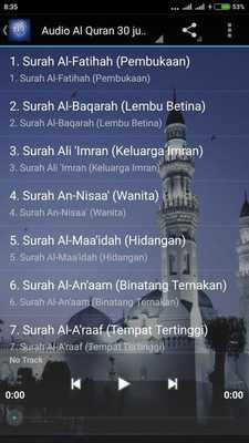Emulate Android APK Surah Ar Rad Mp3 dan Terjemah