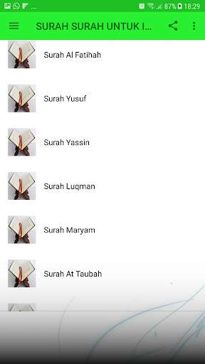 Run android online APK SURAH SURAH UNTUK IBU HAMIL from MyAndroid or emulate SURAH SURAH UNTUK IBU HAMIL using MyAndroid