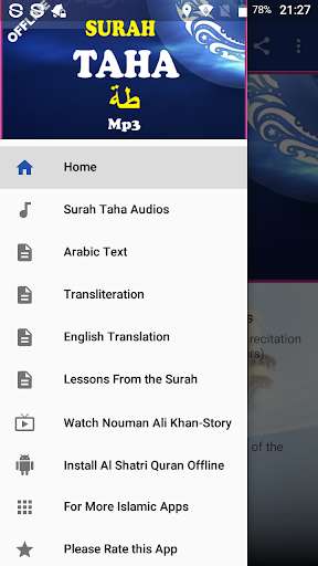 Run android online APK Surah Taha Offline Mp3 from MyAndroid or emulate Surah Taha Offline Mp3 using MyAndroid Run android online APK Surah Taha Offline Mp3 from MyAndroid or emulate Surah Taha Offline Mp3 using MyAndroid