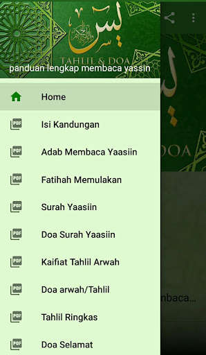 Run android online APK Surah Yaasiin : Tahlil & Doa from MyAndroid or emulate Surah Yaasiin : Tahlil & Doa using MyAndroid