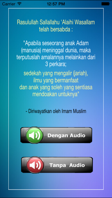Emulate iPhone app Surah Yassin & Tahlil Arwah using MyAndroid