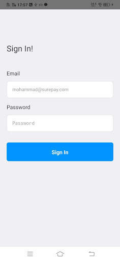 Run android online APK SurePay Operation from MyAndroid or emulate SurePay Operation using MyAndroid