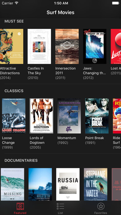 Emulate iPhone app Surf Movies using MyAndroid
