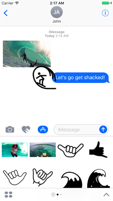 Emulate iPhone app Surf Stickers - Waves, Surfboards, n More using MyAndroid Emulate iPhone app Surf Stickers - Waves, Surfboards, n More using MyAndroid
