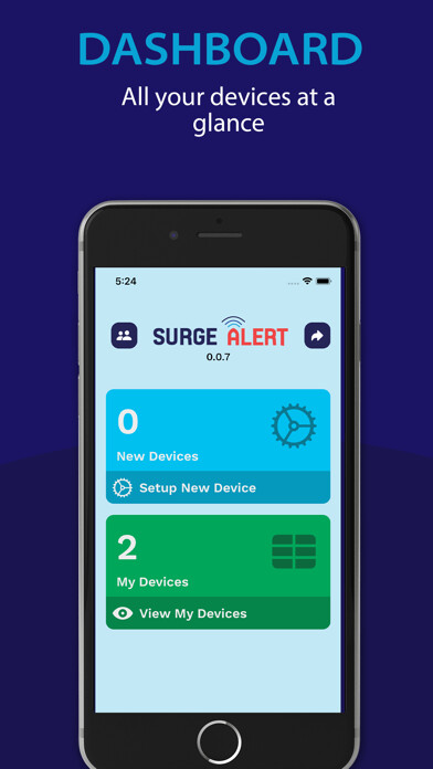 Emulate iPhone app Surge Alert IoT using MyAndroid Emulate iPhone app Surge Alert IoT using MyAndroid