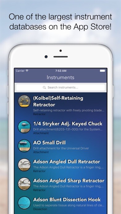 Emulate iPhone app Surgical Instrumentation using MyAndroid Emulate iPhone app Surgical Instrumentation using MyAndroid