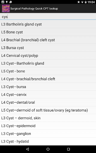 Emulate Android APK Surgical Pathology CPT Lookup Emulate Android APK Surgical Pathology CPT Lookup