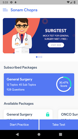 Run android online APK Surgtest - NEET SS Surgery and Medicine from MyAndroid or emulate Surgtest - NEET SS Surgery and Medicine using MyAndroid Run android online APK Surgtest - NEET SS Surgery and Medicine from MyAndroid or emulate Surgtest - NEET SS Surgery and Medicine using MyAndroid