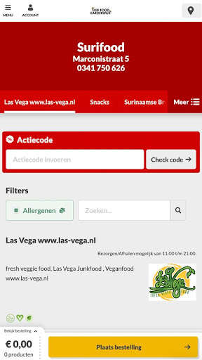 Run android online APK Suri Food (Harderwijk) from MyAndroid or emulate Suri Food (Harderwijk) using MyAndroid