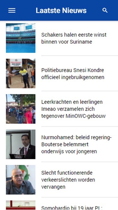 Emulate iPhone app Suriname Herald using MyAndroid Emulate iPhone app Suriname Herald using MyAndroid
