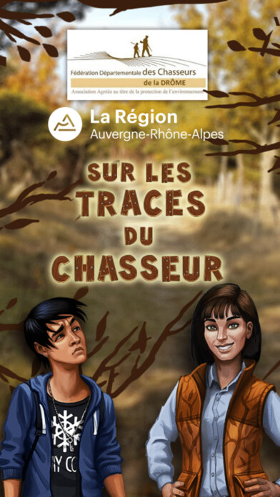 Emulate iPhone app Sur les traces du chasseur using MyAndroid