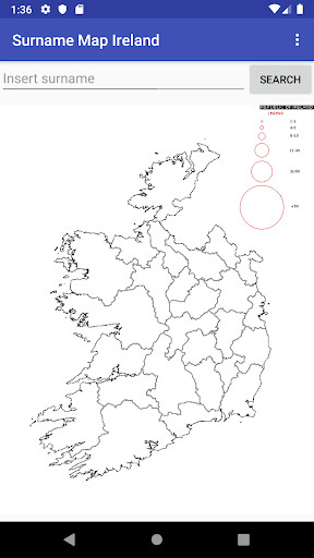 Run android online APK Surname Map Ireland from MyAndroid or emulate Surname Map Ireland using MyAndroid