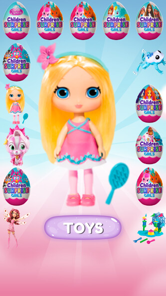 Emulate iPhone app Surprise Eggs For Girls using MyAndroid Emulate iPhone app Surprise Eggs For Girls using MyAndroid