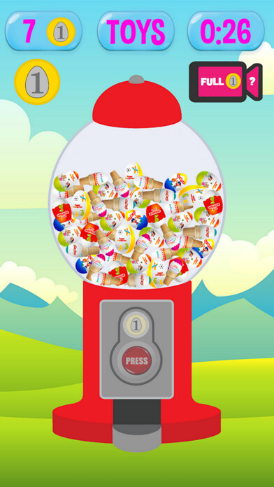 Emulate iPhone app Surprise Eggs Gumball Machine using MyAndroid