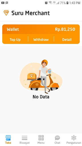 Run android online APK Suru Merchant - Delivery, Transport from MyAndroid or emulate Suru Merchant - Delivery, Transport using MyAndroid