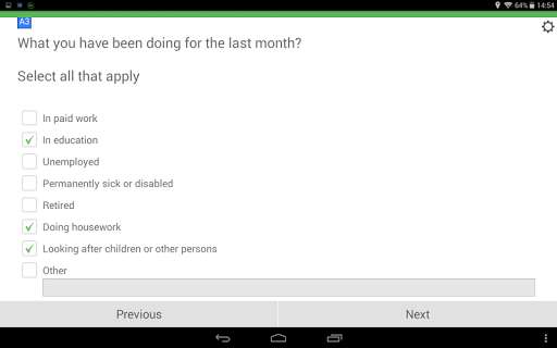 Emulate Android APK Survey Cloud
