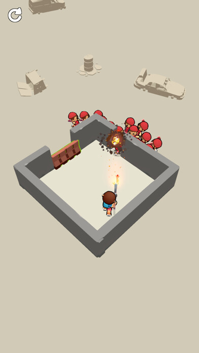 Emulate iPhone app Survival Defense 3D using MyAndroid