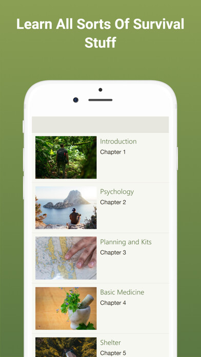 Emulate iPhone app Survival Manual For Wilderness using MyAndroid