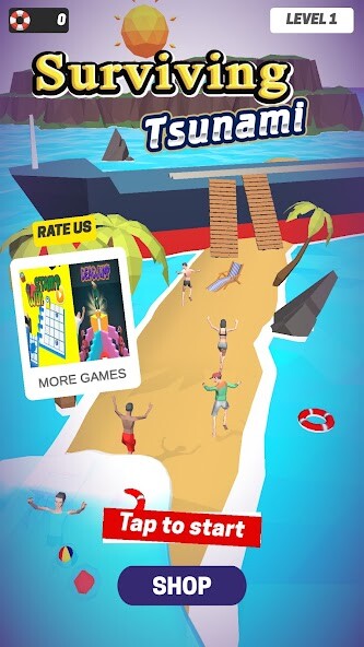 Run android online APK Surviving Tsunami from MyAndroid or emulate Surviving Tsunami using MyAndroid