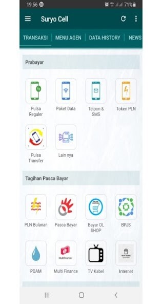Run android online APK Suryo Cell from MyAndroid or emulate Suryo Cell using MyAndroid