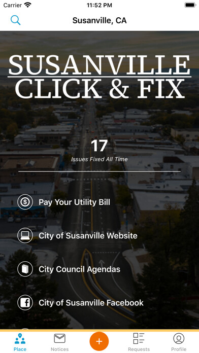 Emulate iPhone app Susanville Click & Fix using MyAndroid