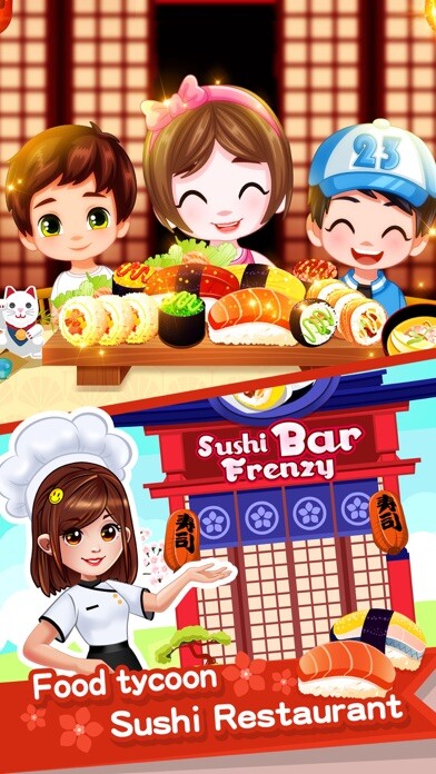 Emulate iPhone app Sushi Bar Frenzy-cooking games using MyAndroid