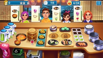 Emulate iPhone app Sushi Cooking Chef using MyAndroid Emulate iPhone app Sushi Cooking Chef using MyAndroid