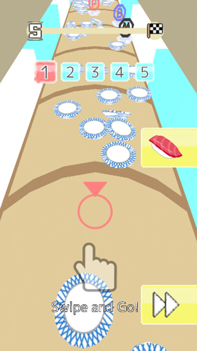 Emulate iPhone app Sushi Escape!! using MyAndroid