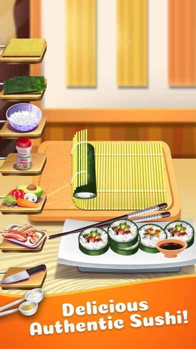 Emulate iPhone app Sushi Food Maker Cooking Games using MyAndroid Emulate iPhone app Sushi Food Maker Cooking Games using MyAndroid
