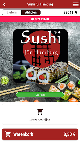 Run android online APK Sushi für Hamburg from MyAndroid or emulate Sushi für Hamburg using MyAndroid