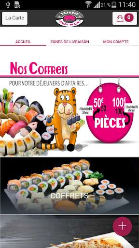 Run android online APK Sushi Hot Wok from MyAndroid or emulate Sushi Hot Wok using MyAndroid