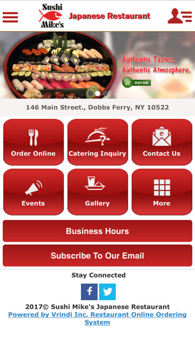 Emulate iPhone app Sushi Mikes Japanese Restaurant using MyAndroid Emulate iPhone app Sushi Mikes Japanese Restaurant using MyAndroid