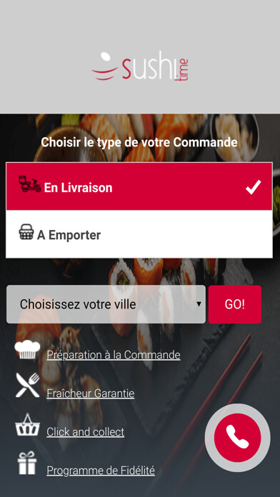 Emulate iPhone app SUSHI TIME VALENCE using MyAndroid