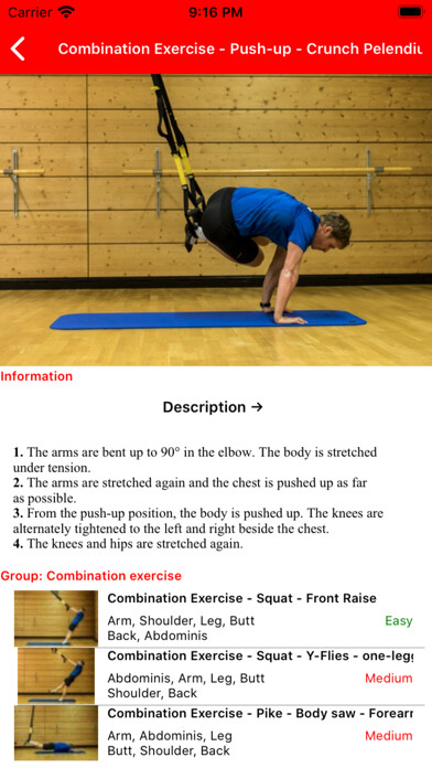 Emulate iPhone app SuspensionTraining using MyAndroid Emulate iPhone app SuspensionTraining using MyAndroid