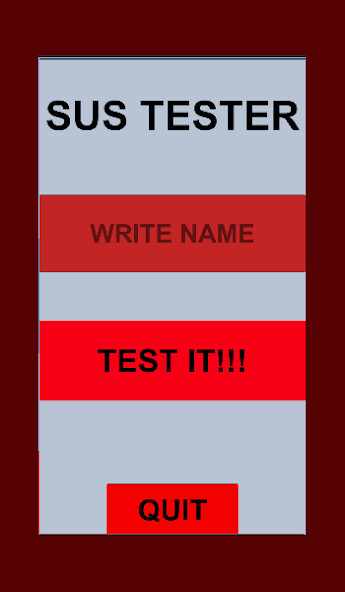 Run android online APK SUS Tester from MyAndroid or emulate SUS Tester using MyAndroid Run android online APK SUS Tester from MyAndroid or emulate SUS Tester using MyAndroid
