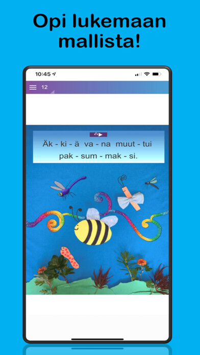 Emulate iPhone app Susun kirjasto - Taso 3 using MyAndroid