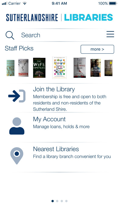 Emulate iPhone app Sutherland Shire Libraries using MyAndroid Emulate iPhone app Sutherland Shire Libraries using MyAndroid