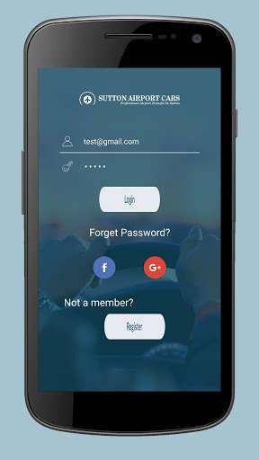 Run android online APK Sutton Airport Cars Customer App from MyAndroid or emulate Sutton Airport Cars Customer App using MyAndroid