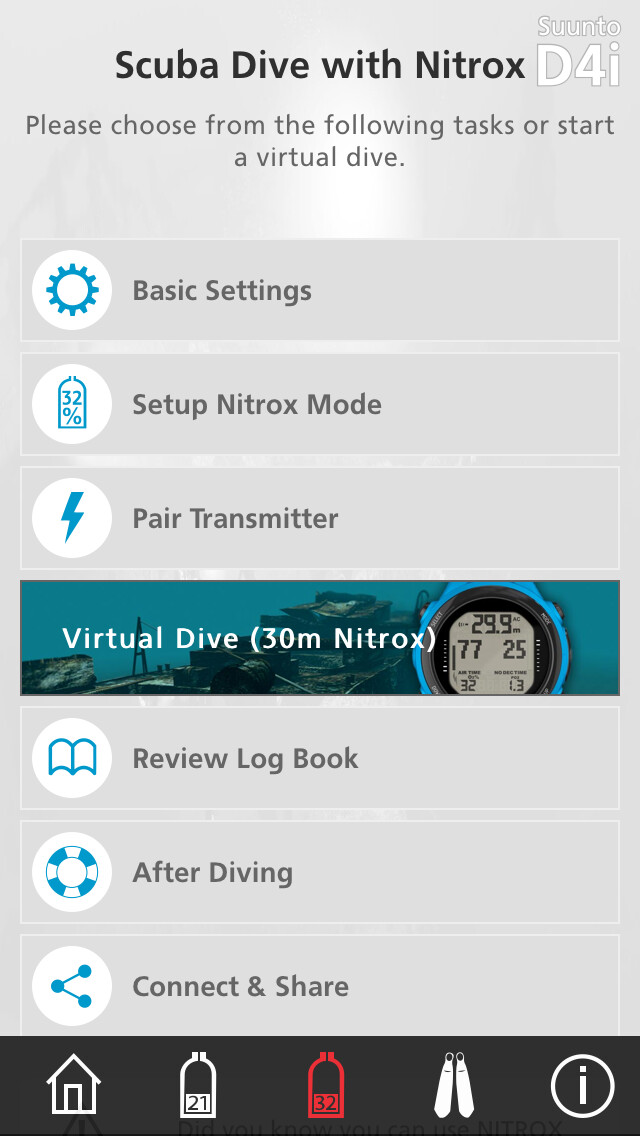 Emulate iPhone app Suunto Dive Learning Tools – Teach yourself how to set up and use the Suunto D4i Novo, Vyper Novo and Zoop Novo. using MyAndroid Emulate iPhone app Suunto Dive Learning Tools – Teach yourself how to set up and use the Suunto D4i Novo, Vyper Novo and Zoop Novo. using MyAndroid