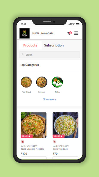Run android online APK Suvai Unavagam from MyAndroid or emulate Suvai Unavagam using MyAndroid