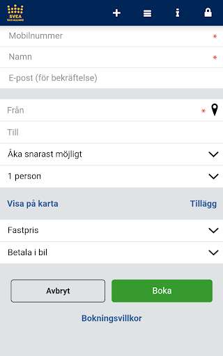 Run android online APK Svea Taxi Allians from MyAndroid or emulate Svea Taxi Allians using MyAndroid