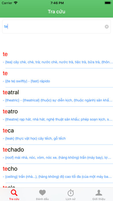 Emulate iPhone app SVEDict - T? ?i?n Ty Ban Nha using MyAndroid